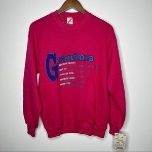 NWT vintage grandma pullover sweatshirt